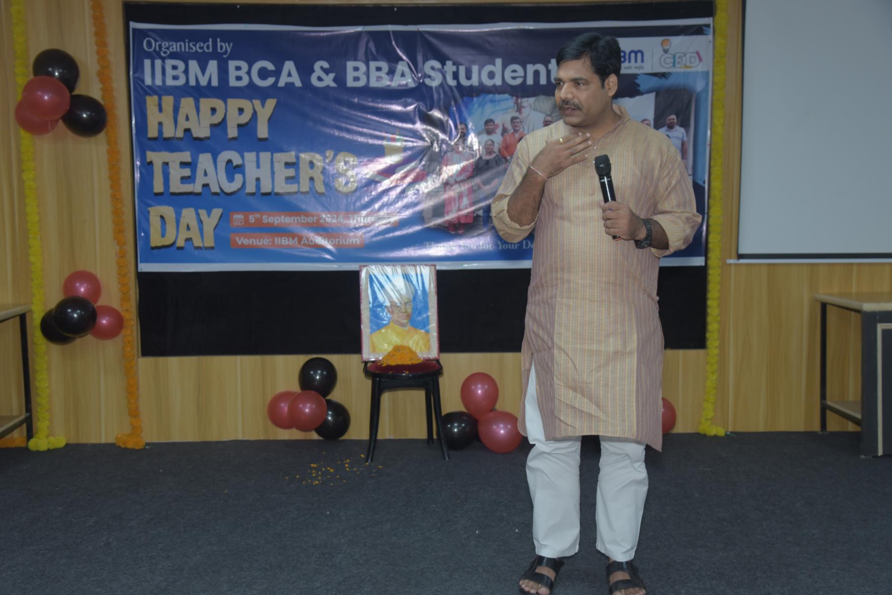 Teacher’s Day Celebration at IIBM – Honouring Educators with Joy and Gratitude
